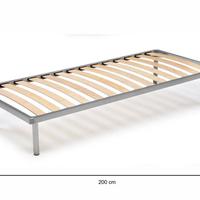 Rete letto singola 80x200 con doghe in legno