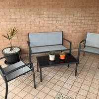 Salottino da esterno 4 pezzi COMPLETO COME NUOVO