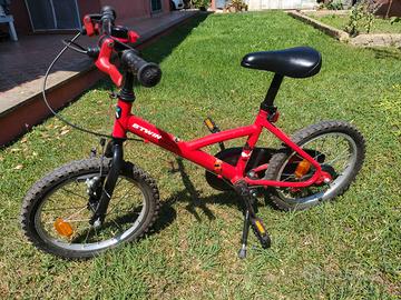 Bicicletta 16 pollici b-twin 4-6 anni