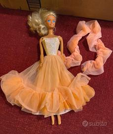 abito barbie fior di pesco vintage