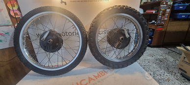 Coppia cerchi completi Yamaha xt 550 e 400