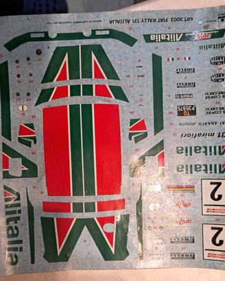 Fiat 131 Abarth Alitalia scala 1/24
