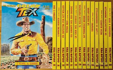 Fumetti Bonelli COLOR TEX numeri 1-27