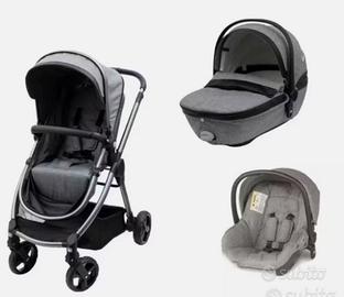 Trio Metropolitan Giordani colore grigio e nero
