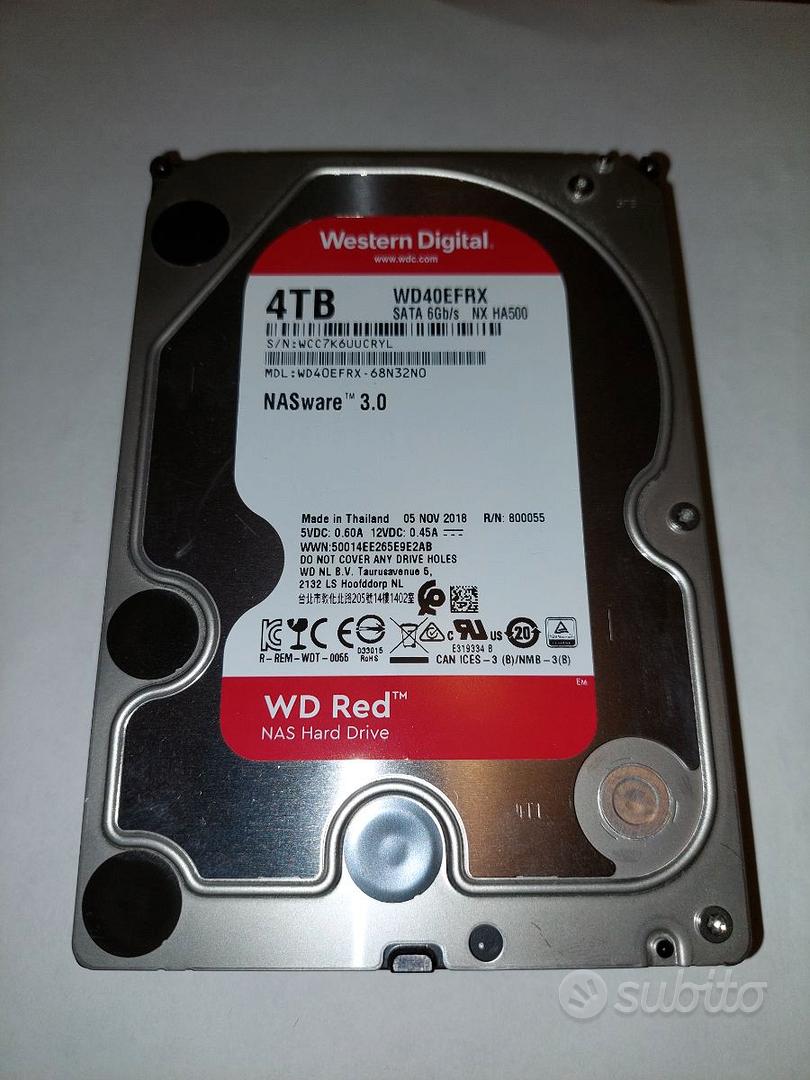 WD RED WD40EFRX-68N32N0, NX HA500, Western Digital 4TB NAS Hard