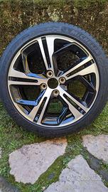 Cerchi Onyx nero 17" per peugeot 208 gti.