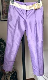 Pantaloni in seta Max&Co lilla