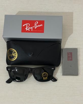 Ray-Ban Wayfarer 54-18 Occhiali da Sole - Nero