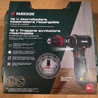Trapano avvitatore ricaricabile 12V Parkside Nuovo