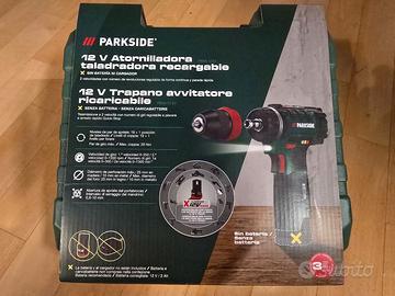 Trapano avvitatore ricaricabile 12V Parkside Nuovo