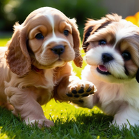 Splendidi cucciolotti di Cocker spaniel inglese