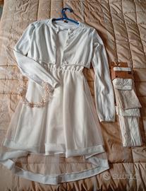 abito comunione bambina 9/11 anni 