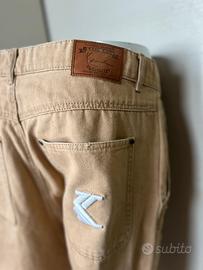 Pantalone Karl Kani cargo cammello fantasia XL