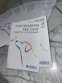 Blocchetto libretti sanitari cani da 25.