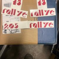 Kit adesivi Peugeot 205 Rallye