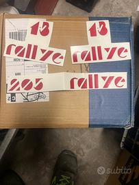 Kit adesivi Peugeot 205 Rallye