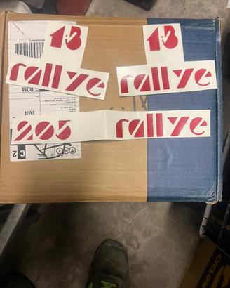 Kit adesivi Peugeot 205 Rallye