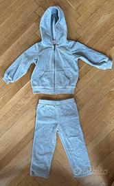Set tutta velour griggio marca Juicy Couture