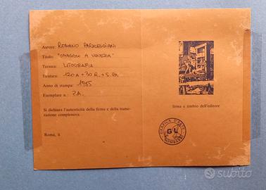 PARMEGGIANI - Prova d’Autore, litografia