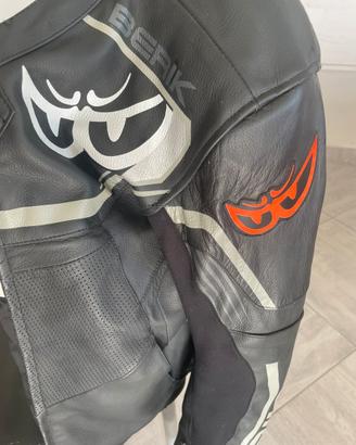 Giacca pelle berik moto