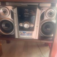 Stereo panasonic 5cd changer sa-ak240