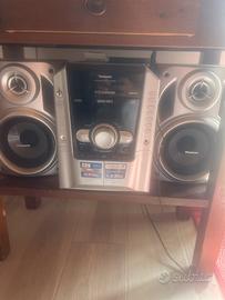 Stereo panasonic 5cd changer sa-ak240