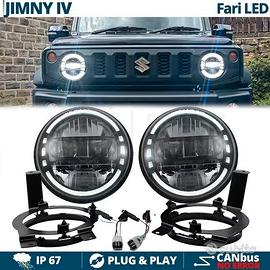 Fari LED + Staffe + Fendinebbia per SUZUKI JIMNY 4