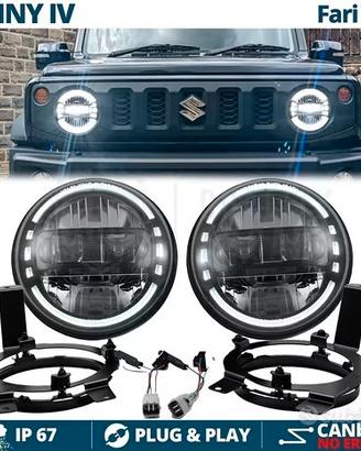 Fari LED + Staffe + Fendinebbia per SUZUKI JIMNY 4