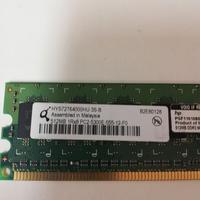 Memoria Ram HYS72T64000HU-3S-B Qimonda , 512MB