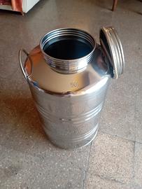 Fusto in acciaio Inox per olio 50L