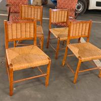 Set 4 sedie design Emanuele Rambaldi ‘50