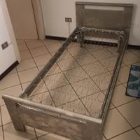 letto singolo con rete 