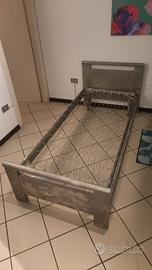 letto singolo con rete 