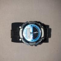 Orologio digitale azzurro