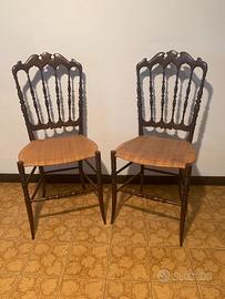 “Sedie d'Oro” Chiavari – Legno e Paglia di Vienna