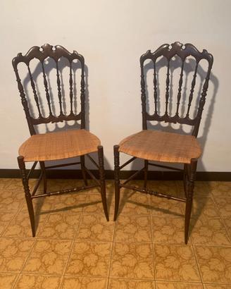 “Sedie d'Oro” Chiavari – Legno e Paglia di Vienna