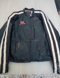 Giacca da uomo  riders vintage vera pelle