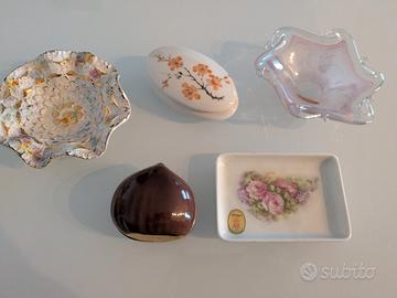 Lotto Porcellane Limoges e Vetro Murano Vintage