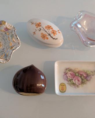 Lotto Porcellane Limoges e Vetro Murano Vintage