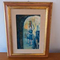 quadro olio su tela Bernardi artista italiano anni