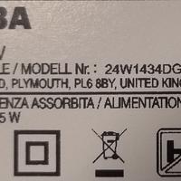 PARTI DI RICAMBIO TV TOSHIBA 24W1434DG