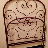 Letto singolo in ferro