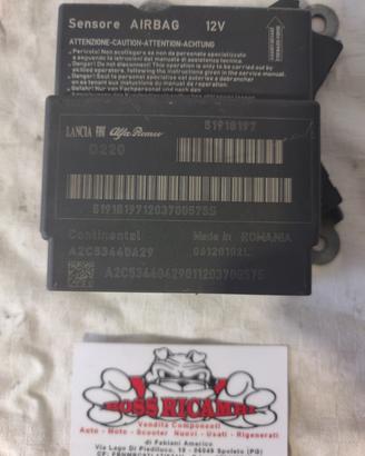 FIAT PUNTO EVO CENTRALINA AIRBAG A2C53440429