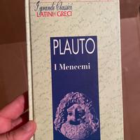 Libro “Plauto - I Menecmi”, i grandi classici