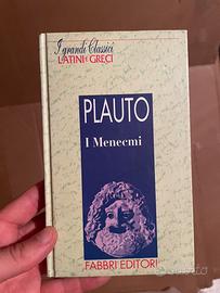 Libro “Plauto - I Menecmi”, i grandi classici