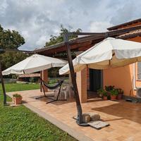 coppia di ombrelloni palo laterale 3 x 3