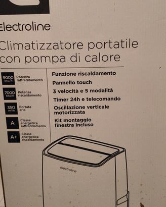 Climatizzatore con pompa di calore nuovo.