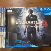 PlayStation 4 Slim 1 TB + 2 controller + giochi