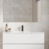 Mobile bagno più lavabo nuovo bianco