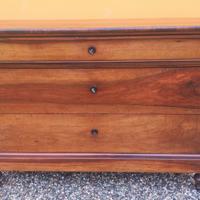 Cassettone Carlo X Cappuccino due cassetti e mezzo